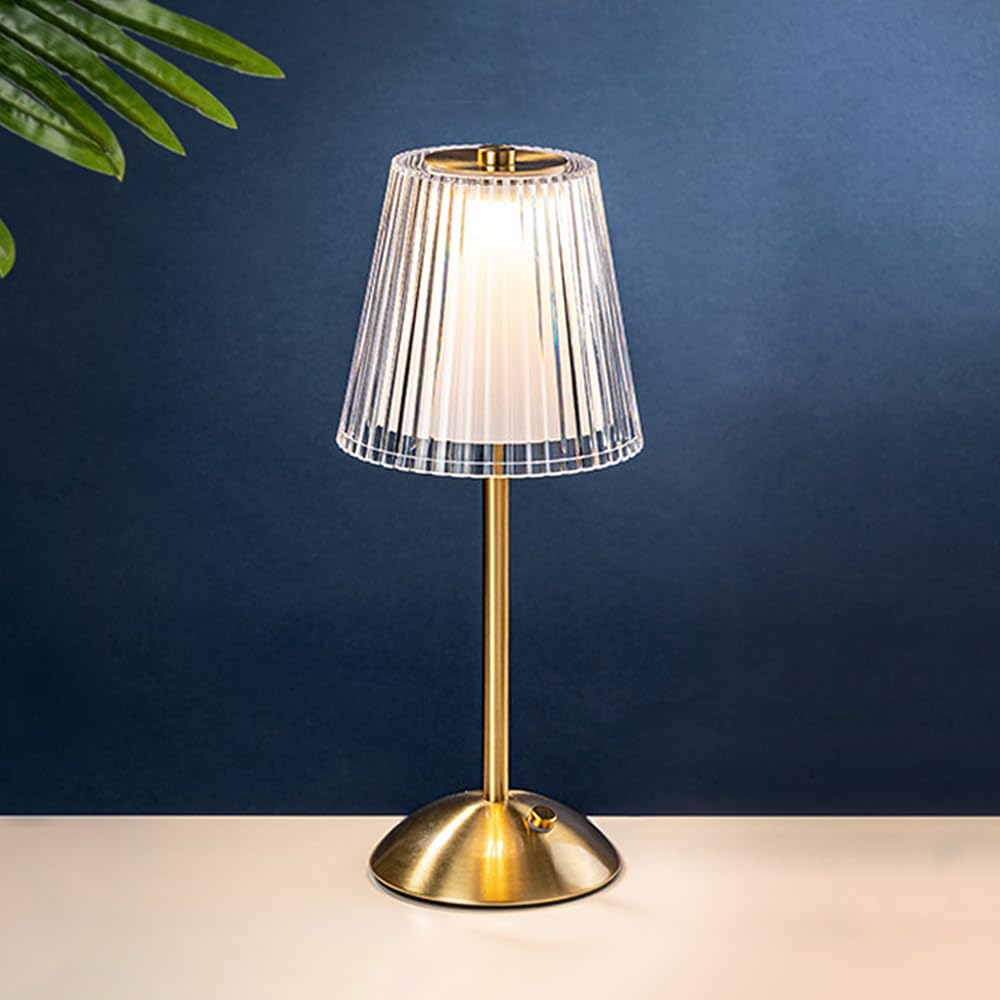 Portable Crystal Metal Desk Lamp