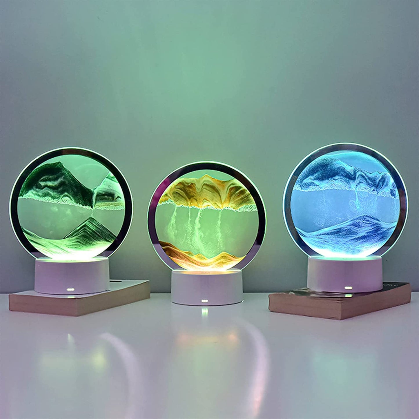 3D Deep Multi-color Sea Sandscape