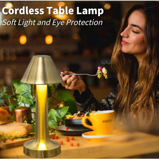 Premium Golden Cap Table Lamp