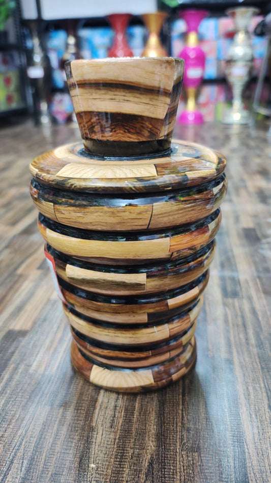 Hodor Designs Handcrafted Segmented Wooden Vase