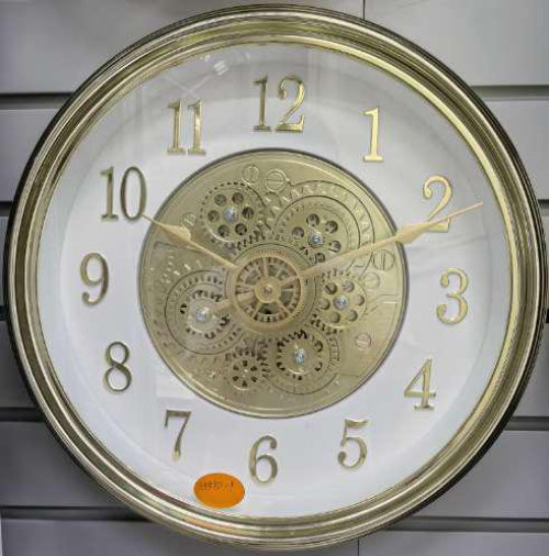 Classic Round White Dial with Gold Mechanism