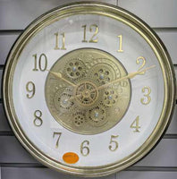 Classic Round White Dial with Gold Mechanism