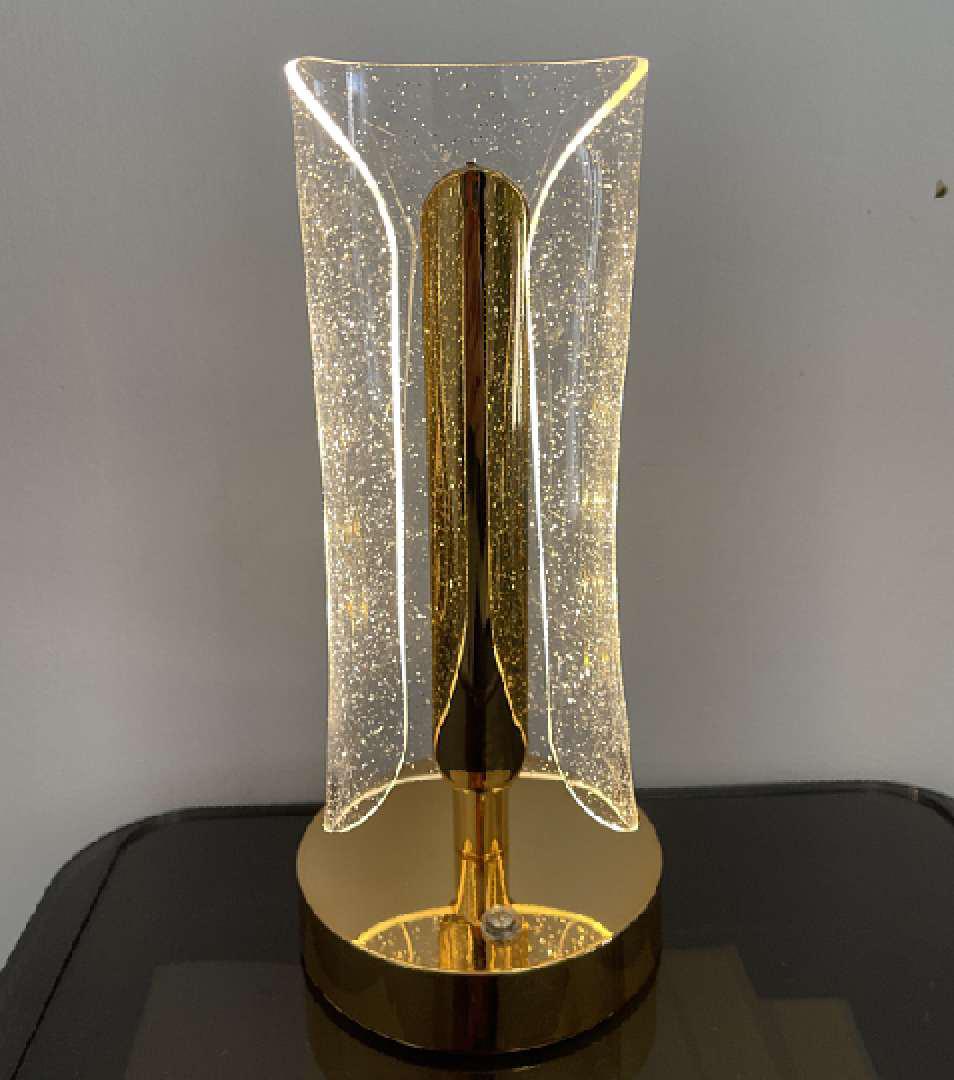 Hourglass Gold Accent Table Lamp