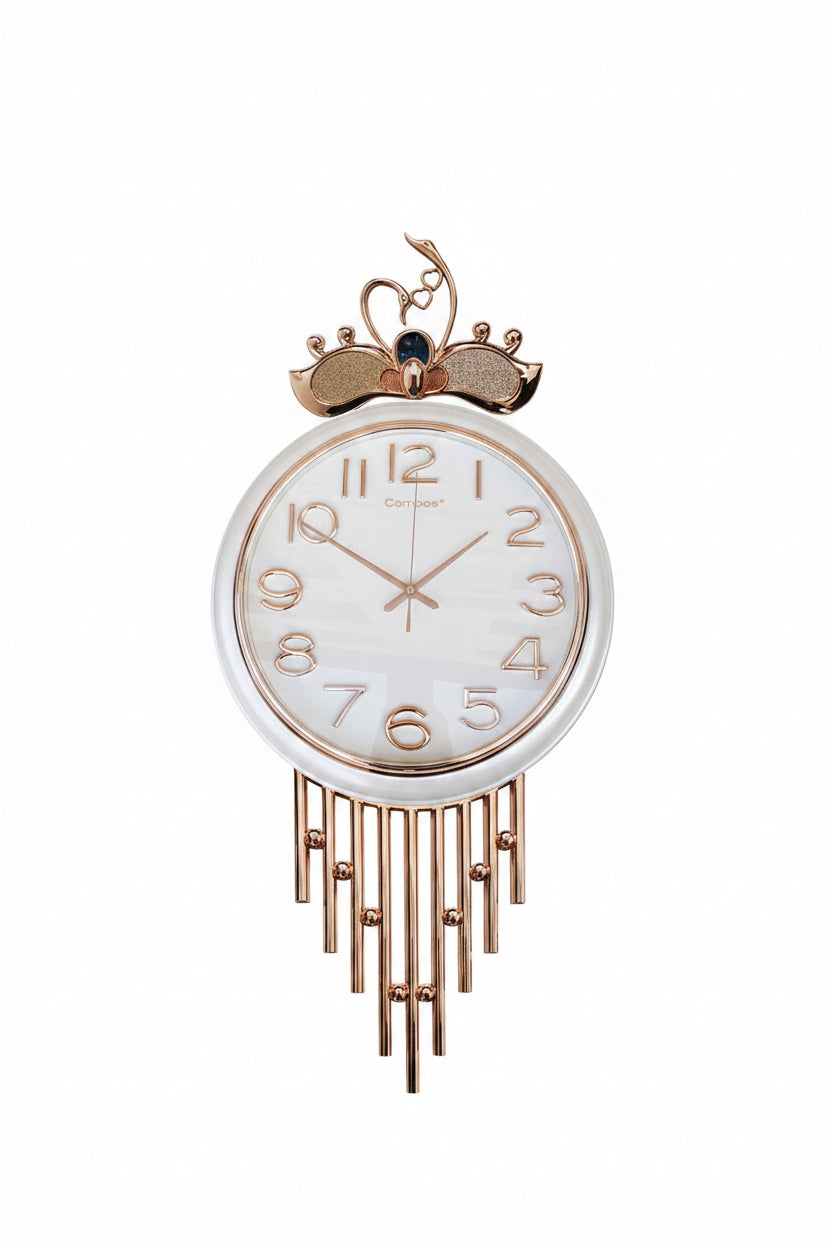 Contemporary Crown Chime Wall Clock