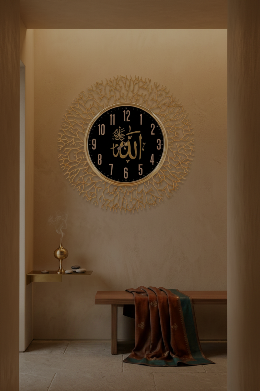 Designs Islamic Calligraphy Wall Clock